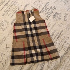 Baby / Toddler Girl Burberry Classic Print Dress